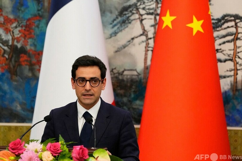 中国はロシアに「明確なメッセージを」 ウクライナ紛争めぐり 仏外相