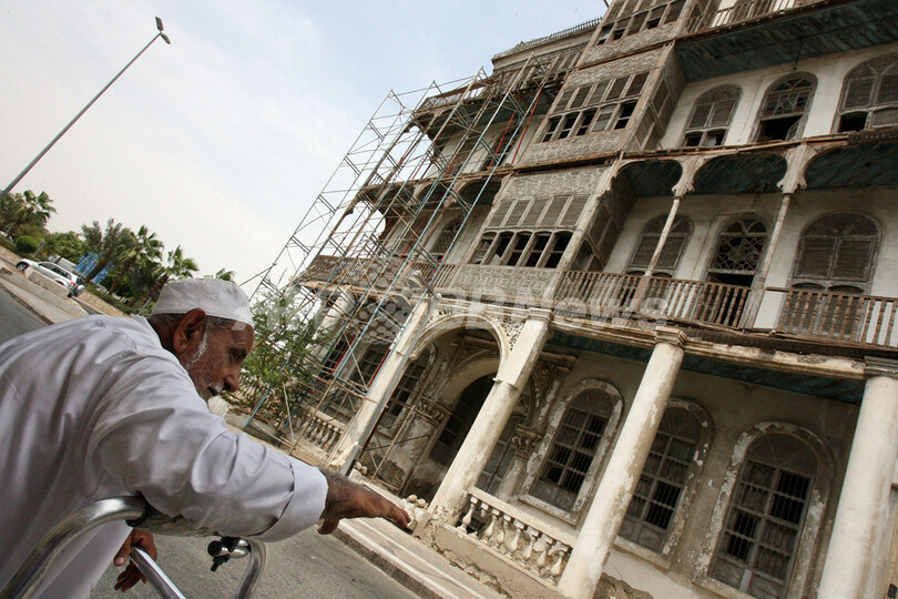 サウジの古都ジッダを彩る伝統建築