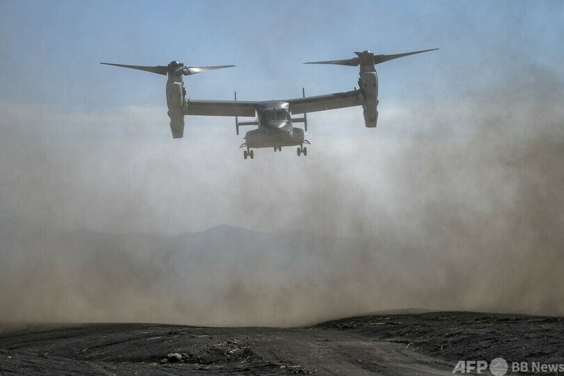 自衛隊、米海兵隊と合同訓練 オスプレイ使用
