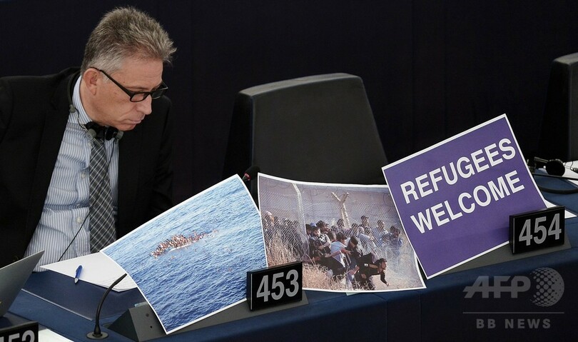 EU全体で16万人受け入れ、難民対策案を発表