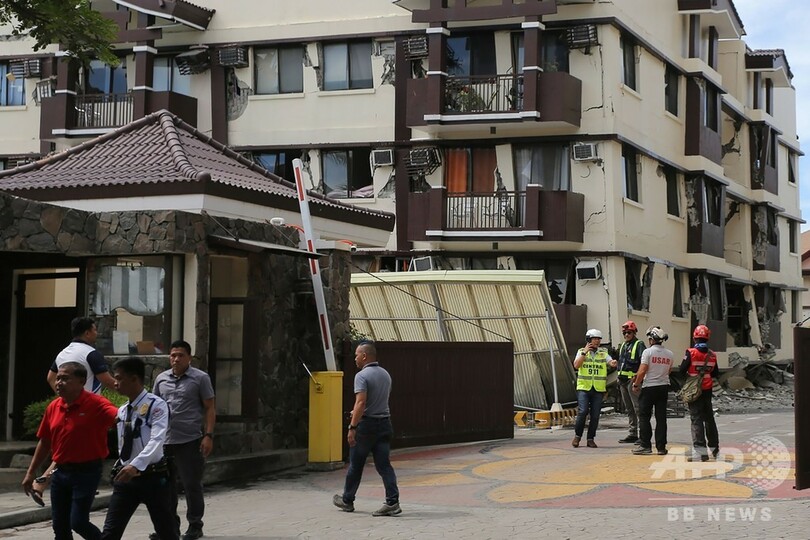 フィリピン南部でまた強い地震 建物倒壊、死傷者も