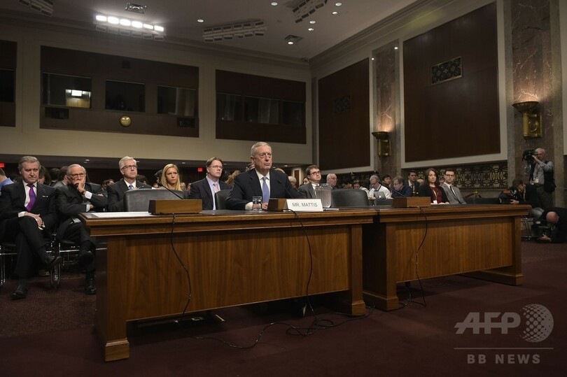 米国防長官候補のマティス氏、上院公聴会でロシアを痛烈批判