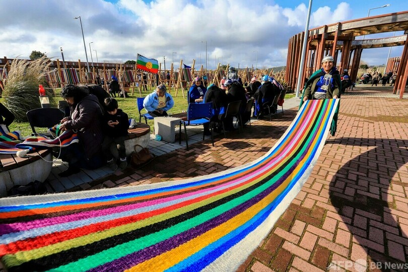 長さ1キロ！ 世界一の機織りに挑戦 チリ先住民女性グループ