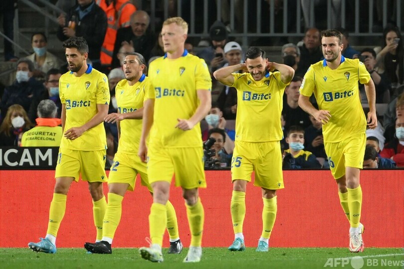 バルサ、下位カディスにまさかの黒星 4位フィニッシュへ不安