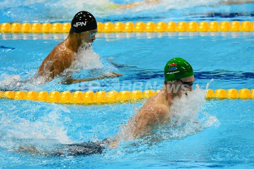 北島、男子100メートル平泳ぎ決勝進出