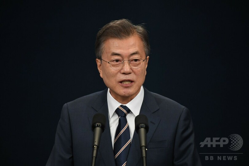 金委員長は「米朝会談通じ対立の歴史に終止符打つ意思」 文大統領