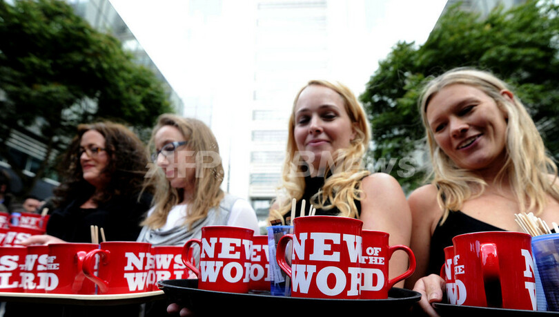 英紙ニューズ・オブ・ザ・ワールドが最終号、盗聴問題で廃刊