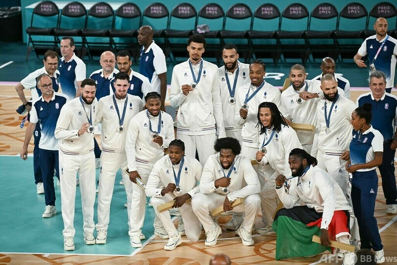 米国がバスケ男子5連覇 決勝でフランス下す パリ五輪