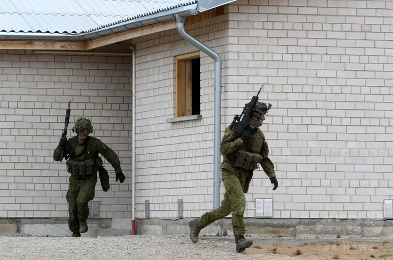 「模造の町」で市街戦訓練 リトアニア、ロシアの脅威に備え 