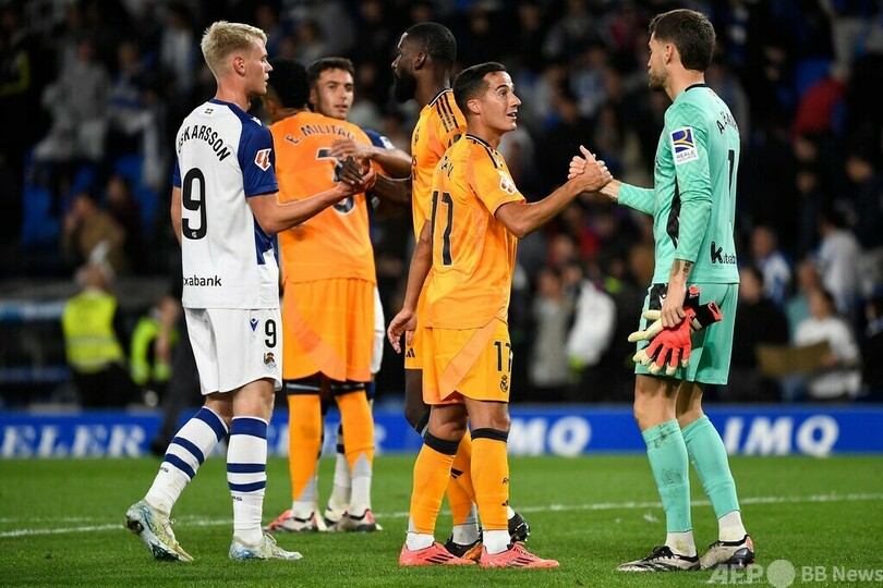 レアル、ビニシウスとエムバペのPKでソシエダに勝利