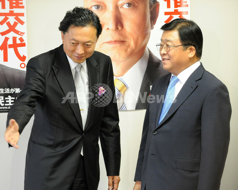 鳩山代表、駐日中国・韓国両大使と会談