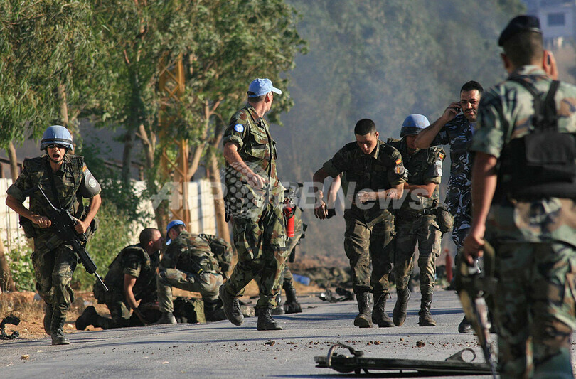 レバノン南部で国連軍に爆弾攻撃、スペイン兵ら6人死亡