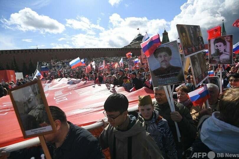 ウクライナで再び「ナチズム」との戦い ロシア戦勝記念日