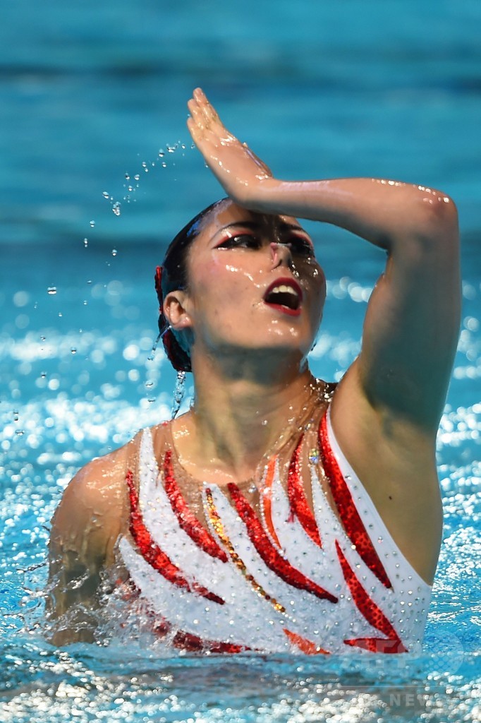 乾友紀子、ソロFRで5位に―第16回世界水泳