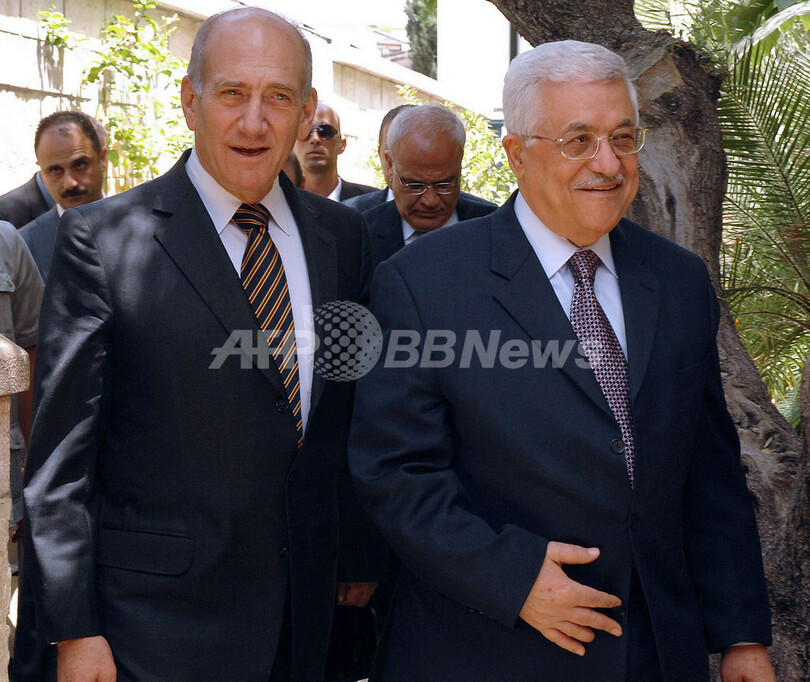 イスラエル・パレスチナ首脳会談、「国境画定で進展」