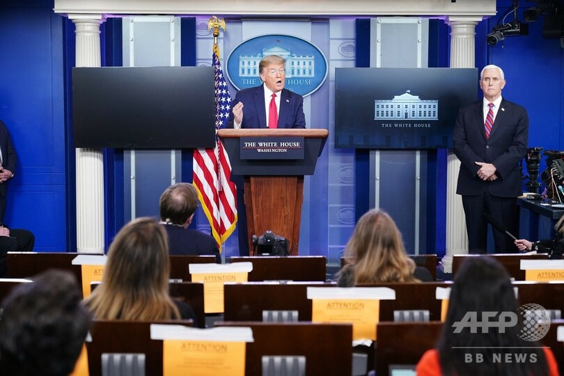 トランプ氏は「国王でない」 経済再開めぐり州知事ら反発