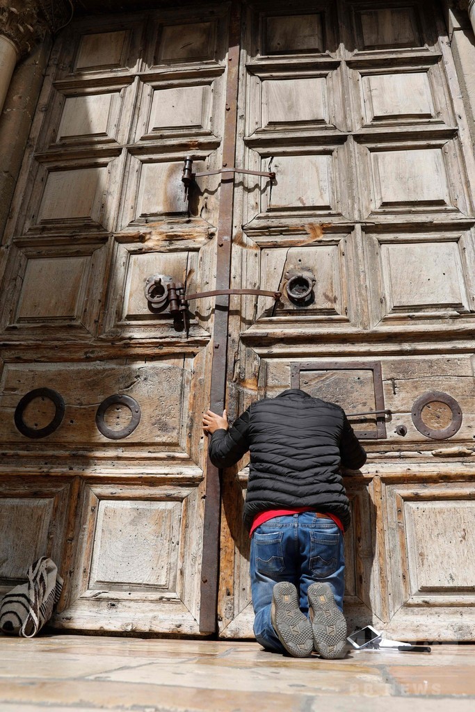 エルサレム「聖墳墓教会」が異例の閉鎖、イスラエル税法に抗議