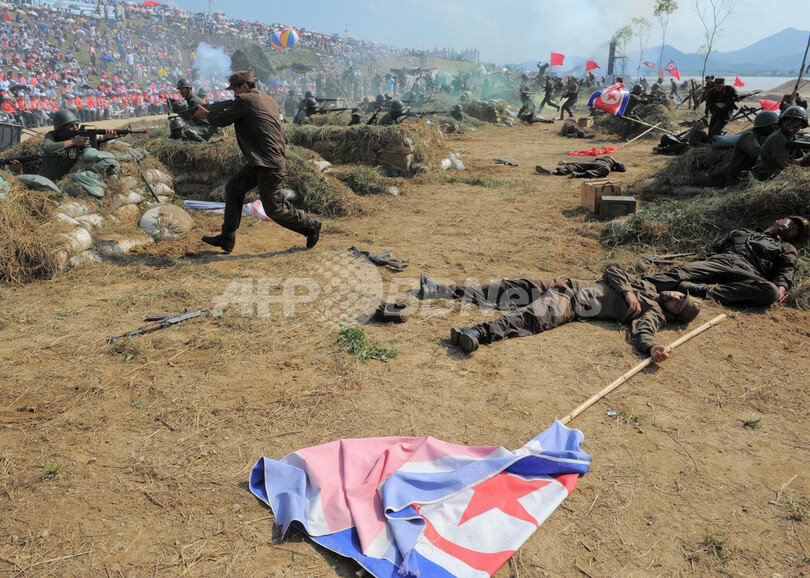 朝鮮戦争の激戦を再現、韓国