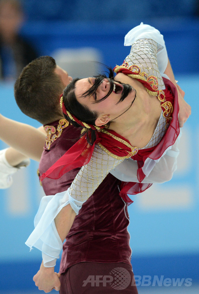 フィギュア団体戦・アイスダンスFDで4位のギニャール/ファッブリ組、ソチ五輪