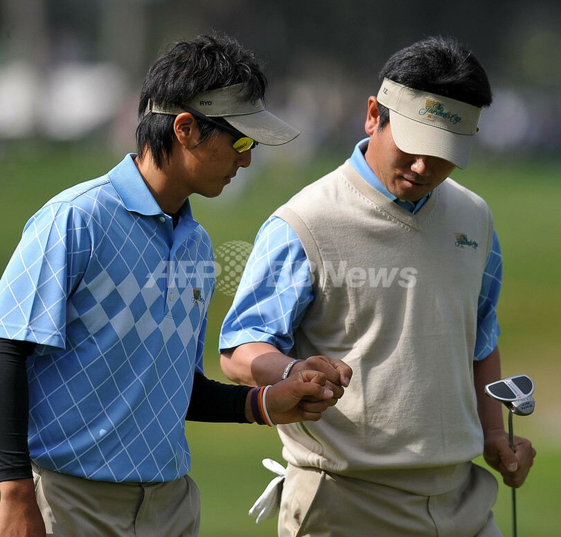 米国選抜が2日目を終えリード 石川組は勝利、プレジデンツ・カップ2009