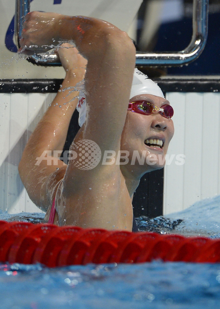 趙菁が女子50m背泳ぎで金メダル、第15回世界水泳