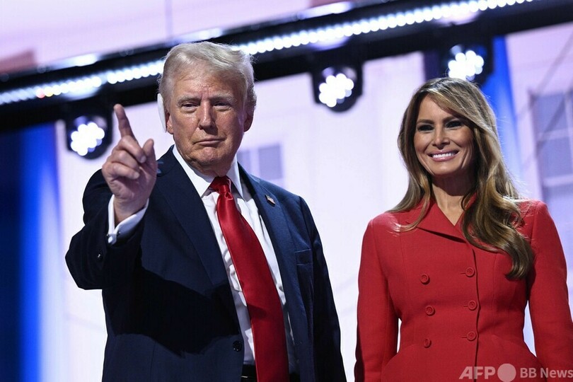 トランプ氏、受諾演説で「米国復権と紛争終結」誓う