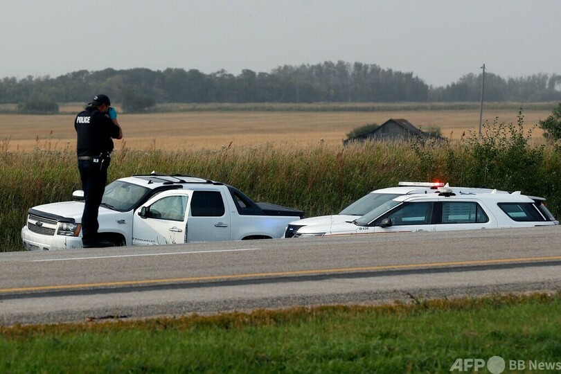 カナダ殺傷事件で逃走の容疑者、逮捕後に死亡
