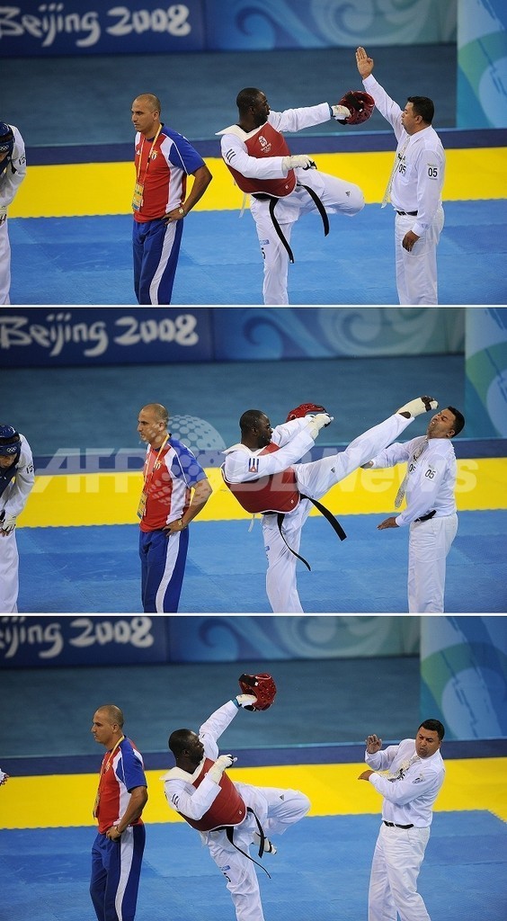 キューバのテコンドー選手が審判に暴行をはたらき生涯出場停止に