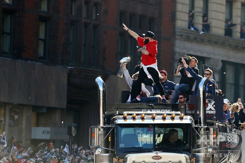 王者ペイトリオッツが優勝パレード、スーパーボウル6度目V