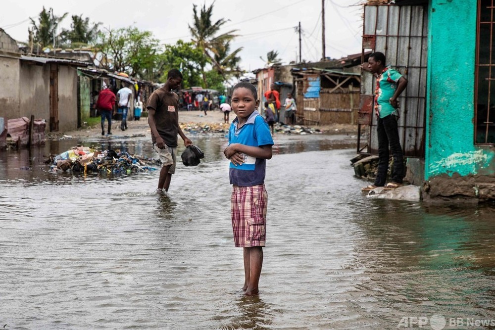モザンビーク中部をサイクロンが直撃、洪水で7000人避難