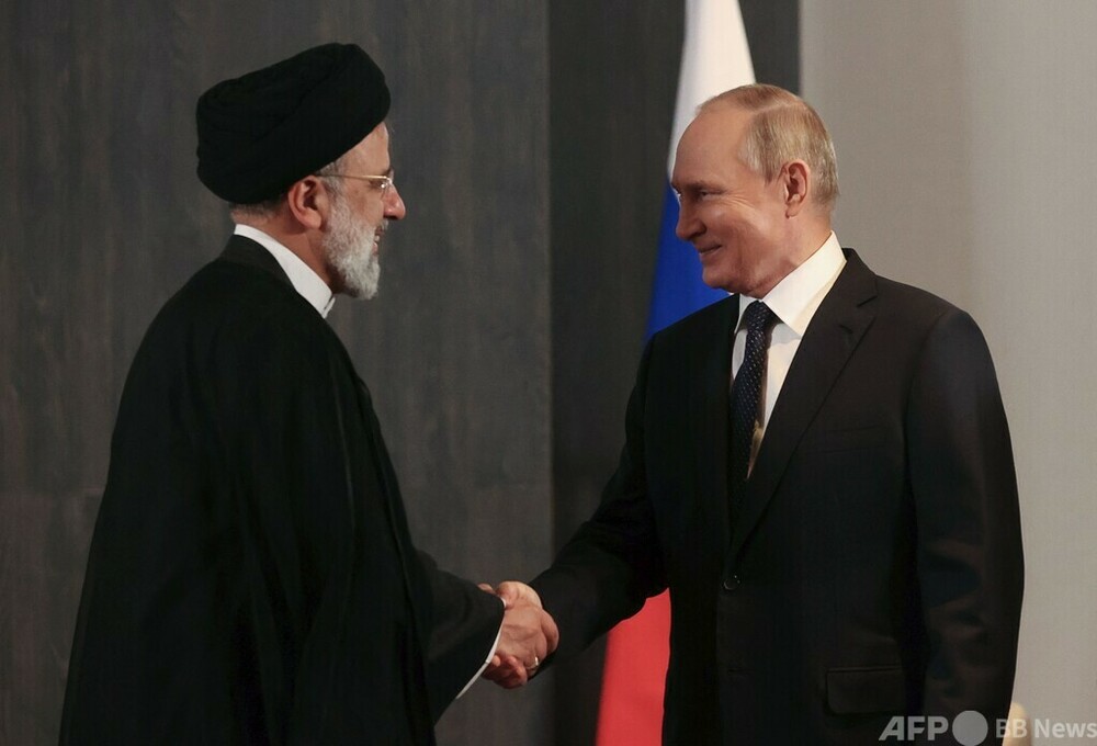 米制裁対象国間の協力で国力強化 プーチン氏との会談でイラン大統領 写真2枚 国際ニュース：afpbb News