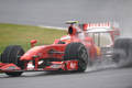 09F1第15戦日本GP（%%Japanese Grand Prix 2009%%）フリー走行2回目。5周を走行し11番手となるベストラップ1分48秒886を記録したフェラーリ（%%Ferrari%%）のキミ・ライコネン（%%Kimi Raikkonen%%）。（2009年10月2日撮影）(c)AFP/TOSHIFUMI KITAMURA