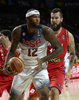 FIBAバスケットボール・ワールドカップ（FIBA Basketball World Cup 2014）決勝、米国対セルビア。ボールをキープする米国のデマーカス・カズンズ（DeMarcus Cousins、2014年9月14日撮影）。(c)AFP/GERARD JULIEN