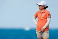 女子ゴルフ米国ツアー、ピュアシルクバハマLPGAクラシック2日目に臨む宮里美香（2015年2月6日撮影）。(c)AFP/Getty Images/Tom Pennington