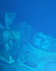 フィリピンのサマール島沖に沈む米海軍の駆逐艦「サミュエル・B・ロバーツ」の操舵室。カラダン・オーシャニック提供（撮影日不明、2022年6月25日提供）。(c)AFP PHOTO / CALADAN OCEANIC AND EYOS EXPEDITIONS
