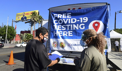 米コロナ1日当たり感染者数、初の9万人超え 中西部などで流行悪化