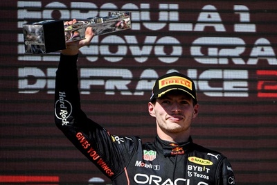 フェルスタッペンがフランスGP優勝、ルクレールはリタイア 