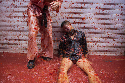 スペインのトマト祭り、今年からチケット制に