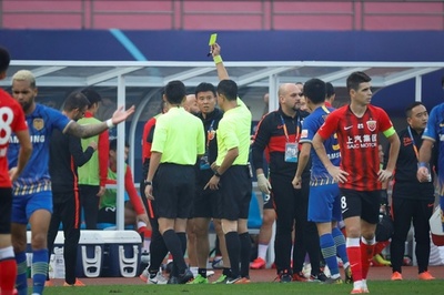 8試合でレッドカード12枚 「悲惨な」中国リーグ終盤戦