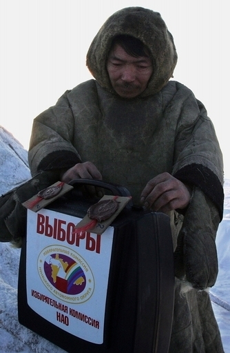 300キロ旅して12枚の投票用紙を集める、ロシア大統領選の舞台裏