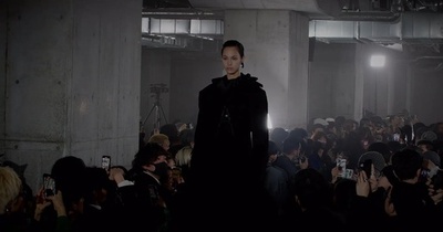 Japan designer KEISUKEYOSHIDA offers collection with restraint designs, winding up the season’s parade