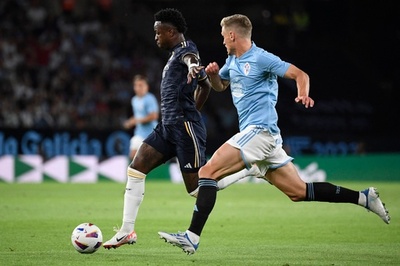 レアルのビニシウス、最長1か月半離脱へ ハムストリング負傷