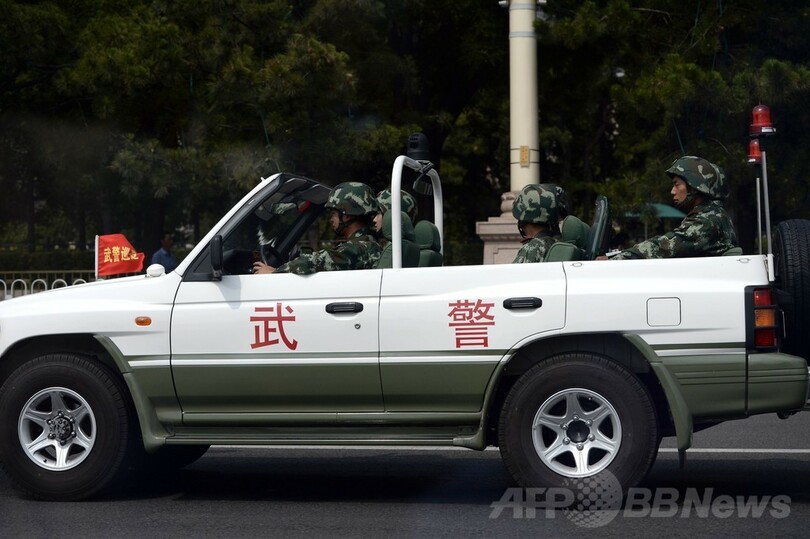 天安門事件から25年、北京中心部は厳戒態勢