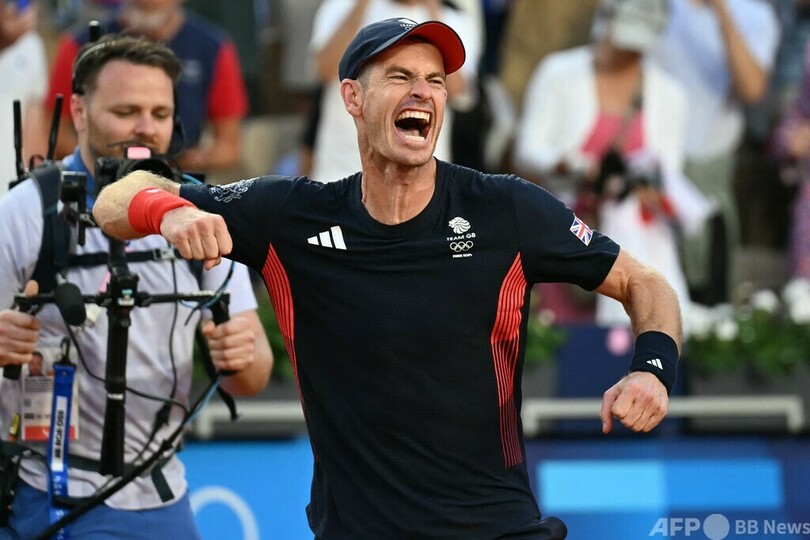 引退表明のマレー、錦織/ダニエル組に勝利 パリ五輪テニス男子複