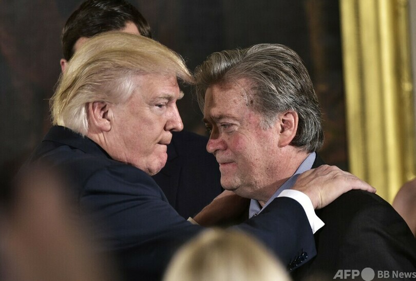 トランプ氏元側近バノン氏を起訴 議会襲撃事件で証言拒否 写真2枚 国際ニュース：AFPBB News