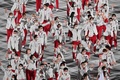 国立競技場で開催された東京五輪の開会式で、入場行進する日本選手団（2021年7月23日撮影）。(c)Martin BUREAU / AFP