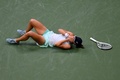 全米オープンテニス、女子シングルス決勝。優勝を喜ぶイガ・シフィオンテク（2022年9月10日撮影）。(c)ANGELA WEISS / AFP