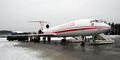 ポーランドのレフ・カチンスキ（Lech Kaczynski）大統領を乗せて墜落した航空機と同型のツポレフ（Tupolev）154-M機（撮影日不明）。(c)AFP/PAP/TOMASZ GZELL