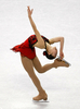 フィギュアスケート全米選手権（%%AT&amp;T U.S. Figure Skating Championships 2010%%）女子シングル・フリースケーティング（FS）。合計188.78点で総合2位に入った長洲未来（%%Mirai Nagasu%%）。（2010年1月23日撮影）(c)AFP/Getty Images/Jonathan Ferrey