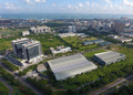 9月26日、広西チワン族自治区北海市のハイテク創業パーク（2018年9月26日撮影、小型無人機から）。(c)Xinhua News